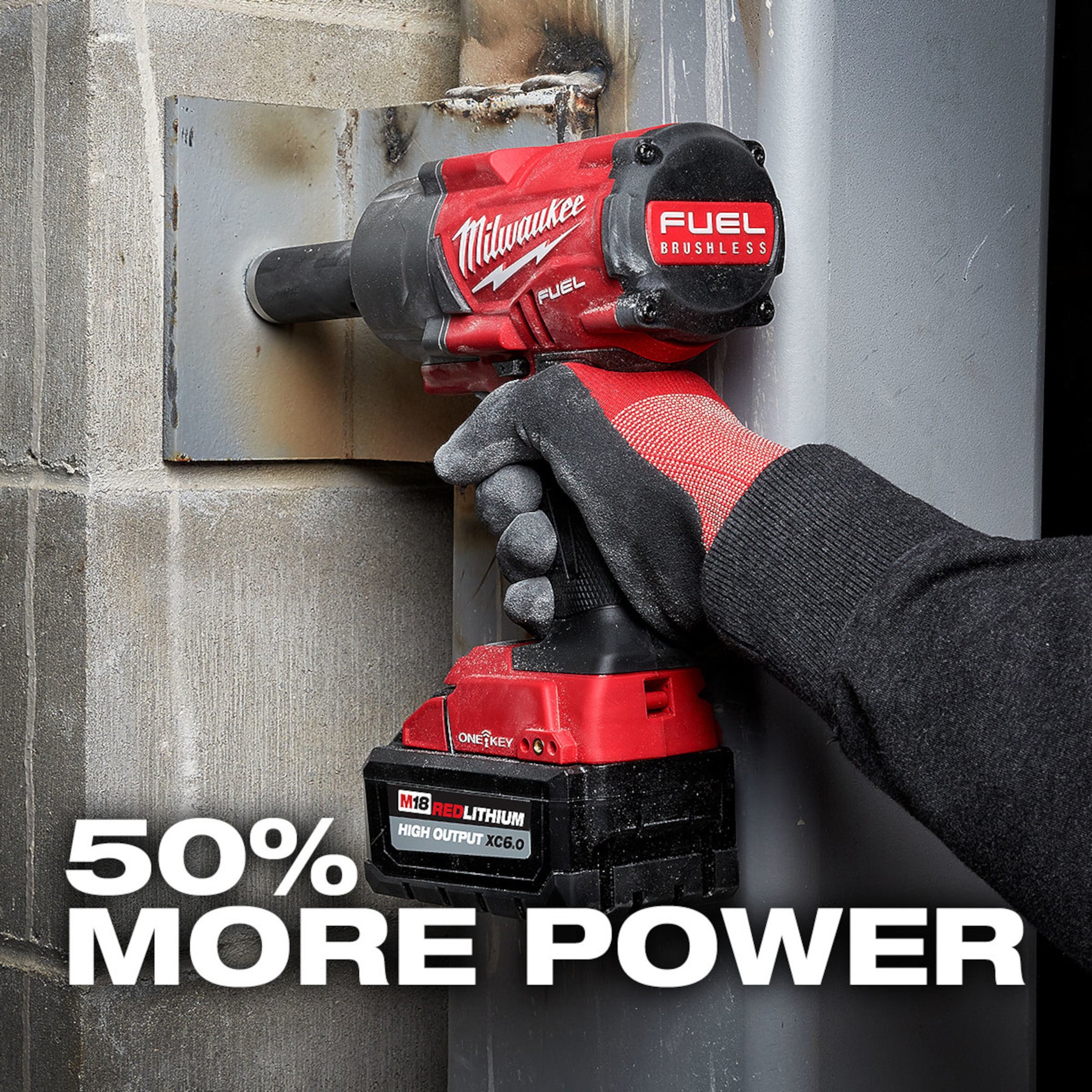 Milwaukee 48-11-1865 - 18V M18 Lithium-Ion Extended Capacity (XC) 6.0 Ah REDLITHIUM HIGH OUTPUT Battery