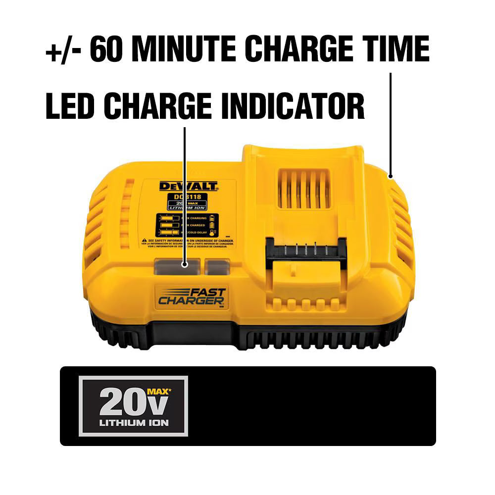 DEWALT DCS7485T1 - Scie de table sans fil sans balai au lithium-ion FLEXVOLT 60 V MAX de 8-1/4 po avec batterie 6 Ah et chargeur