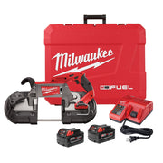 Milwaukee 2729-22 - M18 FUEL 18-Volt Lithium-Ion Brushless Cordless Deep Cut Band Saw with (2) 5.0Ah Batteries & Charger