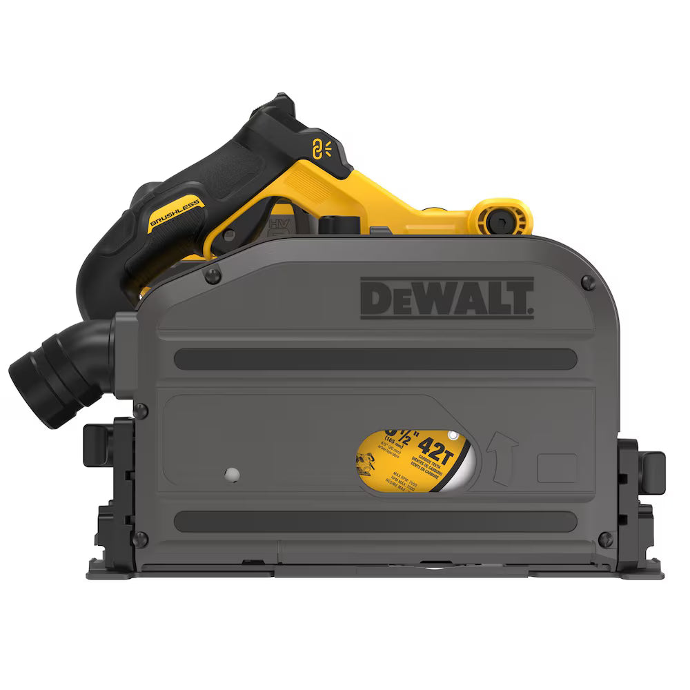 DEWALT DCS520T1 - Scie circulaire plongeante sans fil 60V MAX FLEXVOLT Lithium-Ion sans balais 6-1/2 po avec batterie 6Ah, chargeur et étui