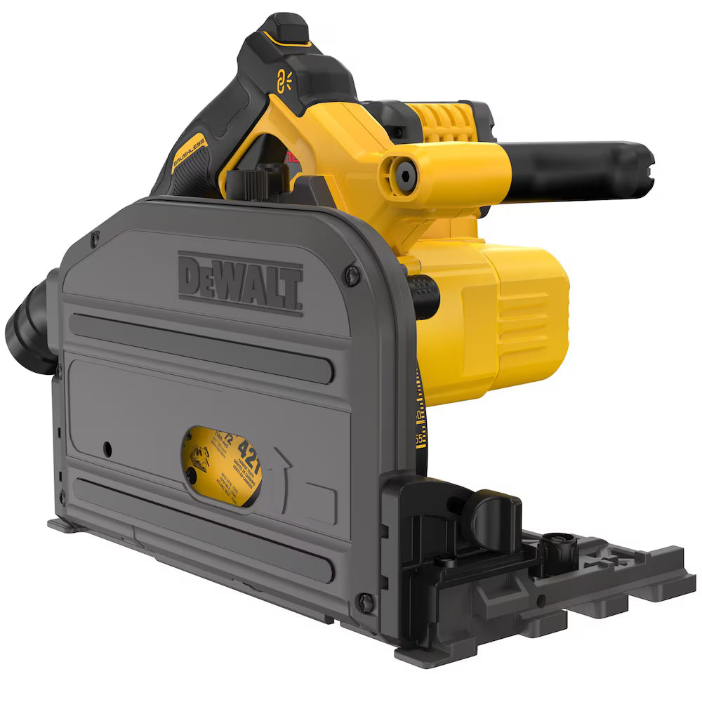 DEWALT DCS520T1 - Scie circulaire plongeante sans fil 60V MAX FLEXVOLT Lithium-Ion sans balais 6-1/2 po avec batterie 6Ah, chargeur et étui