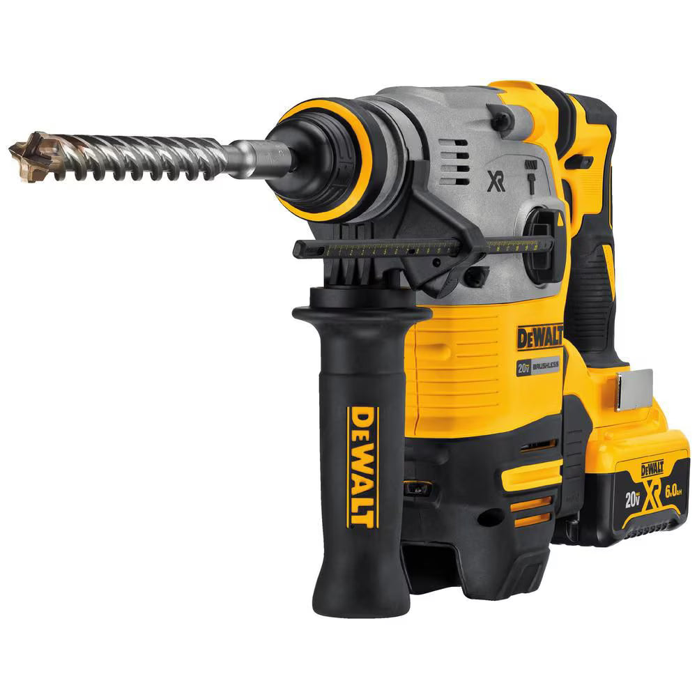 DEWALT DCH293B - 20V MAX XR Lithium-Ion Cordless Brushless 1-1/8-inch SDS-plus L-Shape Concrete/Masonry Rotary Hammer (Tool-Only)